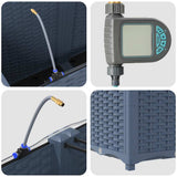 Garden Grey 160 x 40 x 52 cm Steel