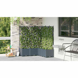 Garden Planter with Trellis 5 pcs Light grey 120 x 120 x 143 cm