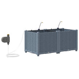 Garden Light grey 80 x 40 x 37.5 cm Steel