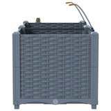 Garden Light grey 80 x 40 x 37.5 cm Steel