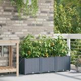 Garden Light grey 120 x 40 x 37.5 cm Steel