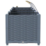 Garden Light grey 160 x 40 x 37.5 cm Steel