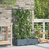Garden Light grey 80 x 40 x 126 cm Steel