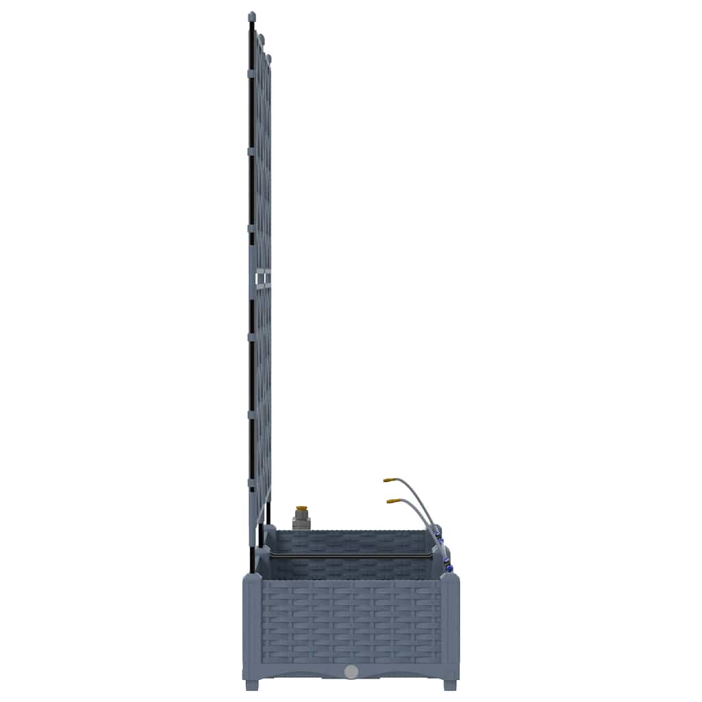 Garden Light grey 80 x 40 x 126 cm Steel