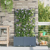 Garden Light grey 80 x 40 x 142 cm Steel