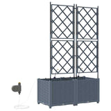 Garden Light grey 80 x 40 x 142 cm Steel
