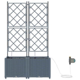 Garden Light grey 80 x 40 x 142 cm Steel