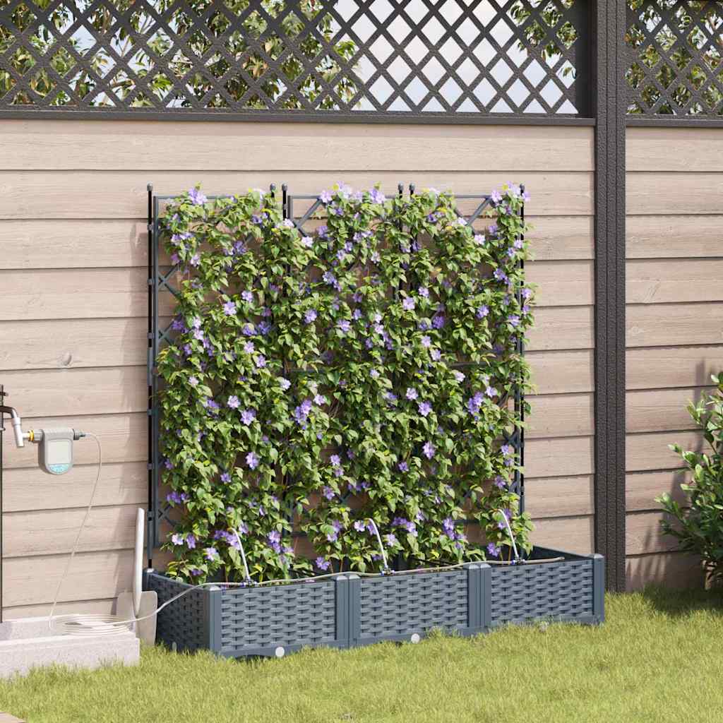 Garden Light grey 120 x 40 x 126 cm Steel