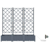 Garden Light grey 120 x 40 x 126 cm Steel