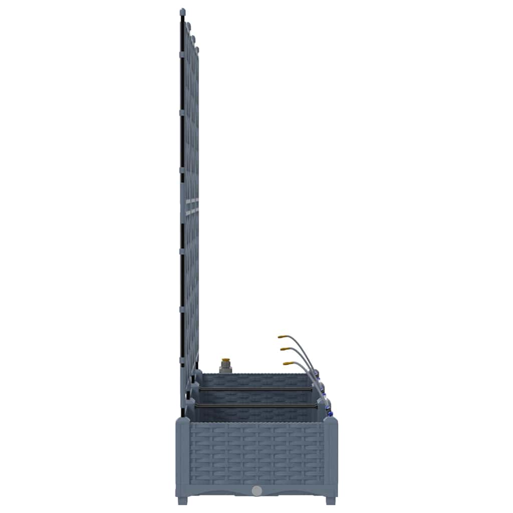 Garden Light grey 120 x 40 x 126 cm Steel