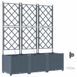 Garden Light grey 120 x 40 x 142 cm Steel