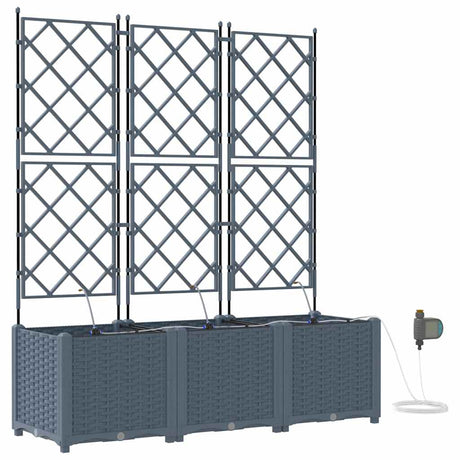 Garden Light grey 120 x 40 x 142 cm Steel