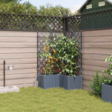 Garden Light grey 80 x 80 x 142 cm Steel