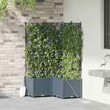 Garden Light grey 80 x 80 x 142 cm Steel