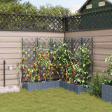 Garden Light grey 120 x 120 x 126 cm Steel