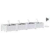 Garden White 160 x 40 x 22 cm Steel