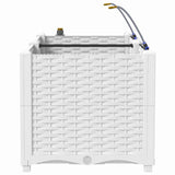 Garden White 80 x 40 x 37.5 cm Steel