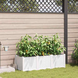 Garden White 120 x 40 x 37.5 cm Steel