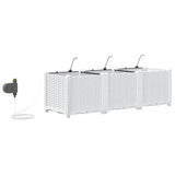 Garden White 120 x 40 x 37.5 cm Steel