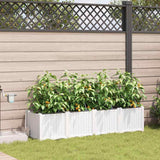 Garden White 160 x 40 x 37.5 cm Steel