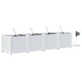 Garden White 160 x 40 x 37.5 cm Steel