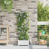 Garden White 40 x 40 x 126 cm Steel