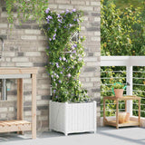 Garden White 40 x 40 x 142 cm Steel