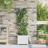 Garden White 40 x 40 x 142 cm Steel
