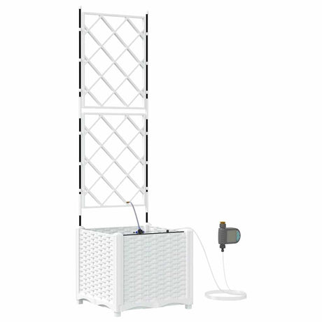 Garden White 40 x 40 x 142 cm Steel