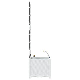 Garden White 40 x 40 x 142 cm Steel