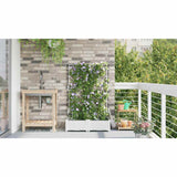 Garden White 80 x 40 x 126 cm Steel