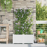 Garden White 80 x 40 x 142 cm Steel