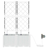 Garden White 80 x 40 x 142 cm Steel