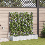 Garden White 120 x 40 x 126 cm Steel