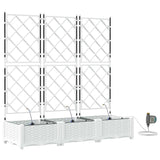 Garden White 120 x 40 x 126 cm Steel