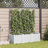 Garden White 120 x 40 x 142 cm Steel