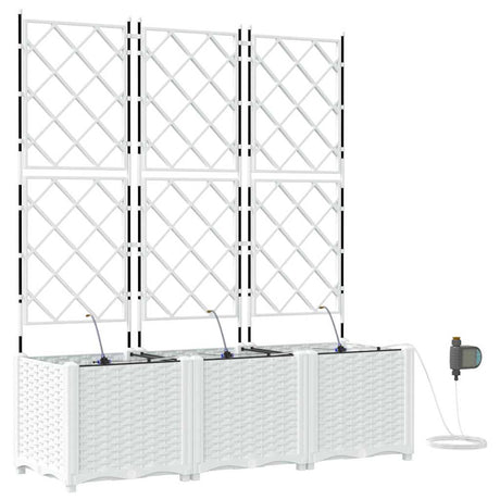 Garden White 120 x 40 x 142 cm Steel