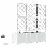 Garden White 120 x 40 x 142 cm Steel