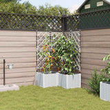 Garden White 80 x 80 x 142 cm Steel
