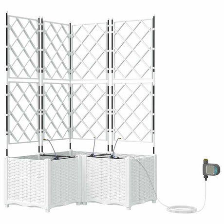 Garden White 80 x 80 x 142 cm Steel