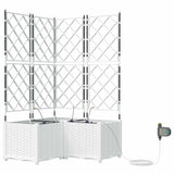 Garden White 80 x 80 x 142 cm Steel