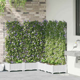 Garden White 120 x 120 x 126 cm Steel