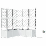 Garden White 120 x 120 x 142 cm Steel
