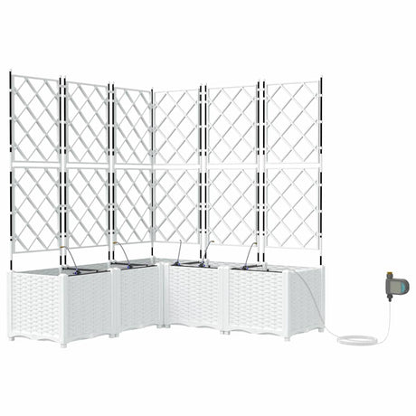 Garden White 120 x 120 x 142 cm Steel
