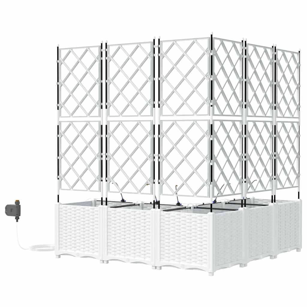 Garden White 120 x 120 x 142 cm Steel