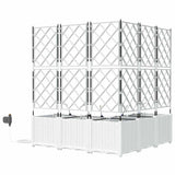 Garden White 120 x 120 x 142 cm Steel