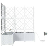 Garden White 120 x 120 x 142 cm Steel