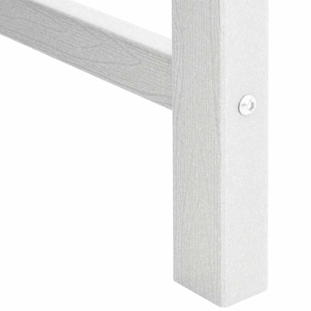 Garden Dining Chair 2 pcs White 65.5 x 59 x 88cm Plastic