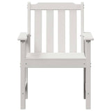 Garden Dining Chair 2 pcs White 65.5 x 59 x 88cm Plastic