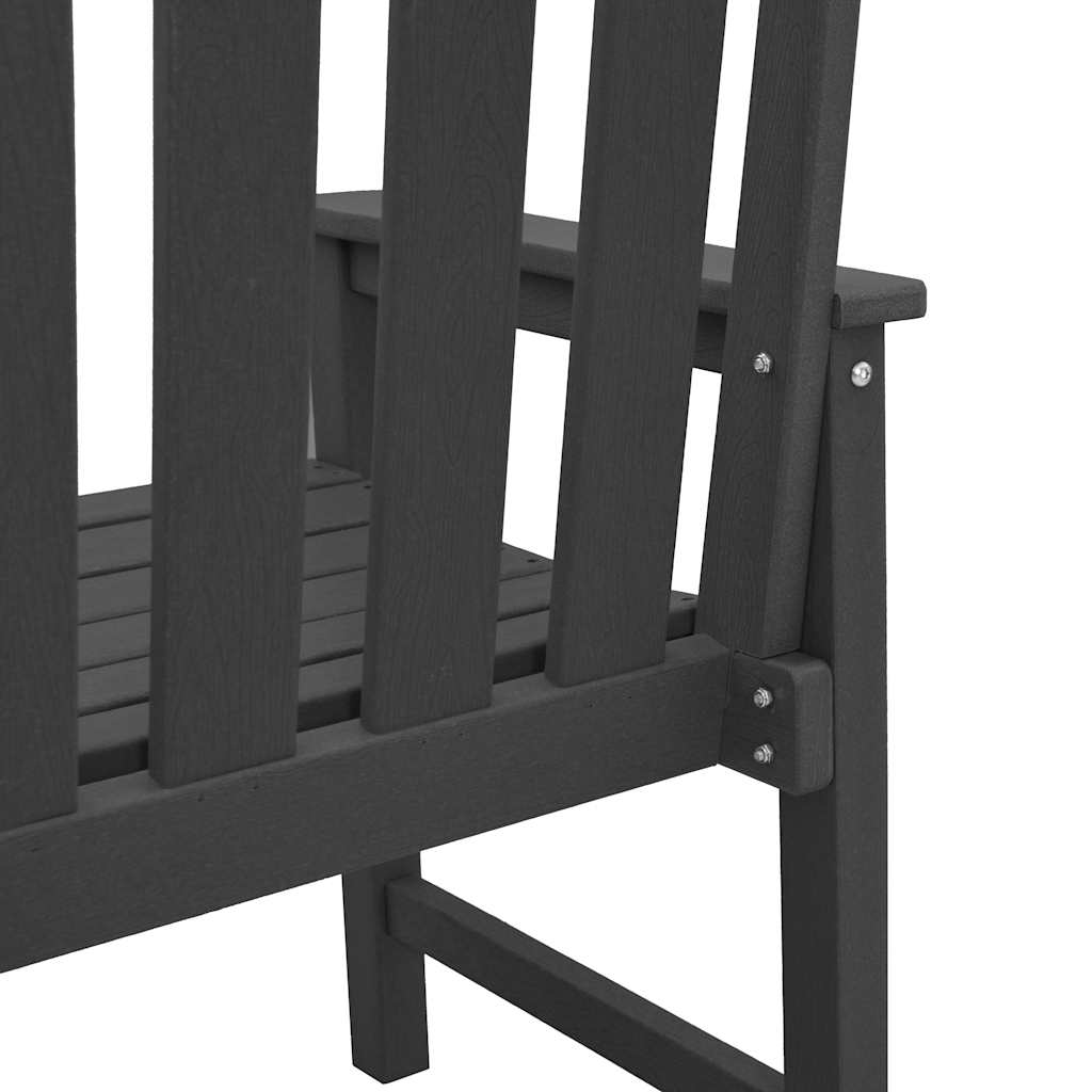Garden Dining Chair 2 pcs Black 65.5 x 59 x 88cm Plastic